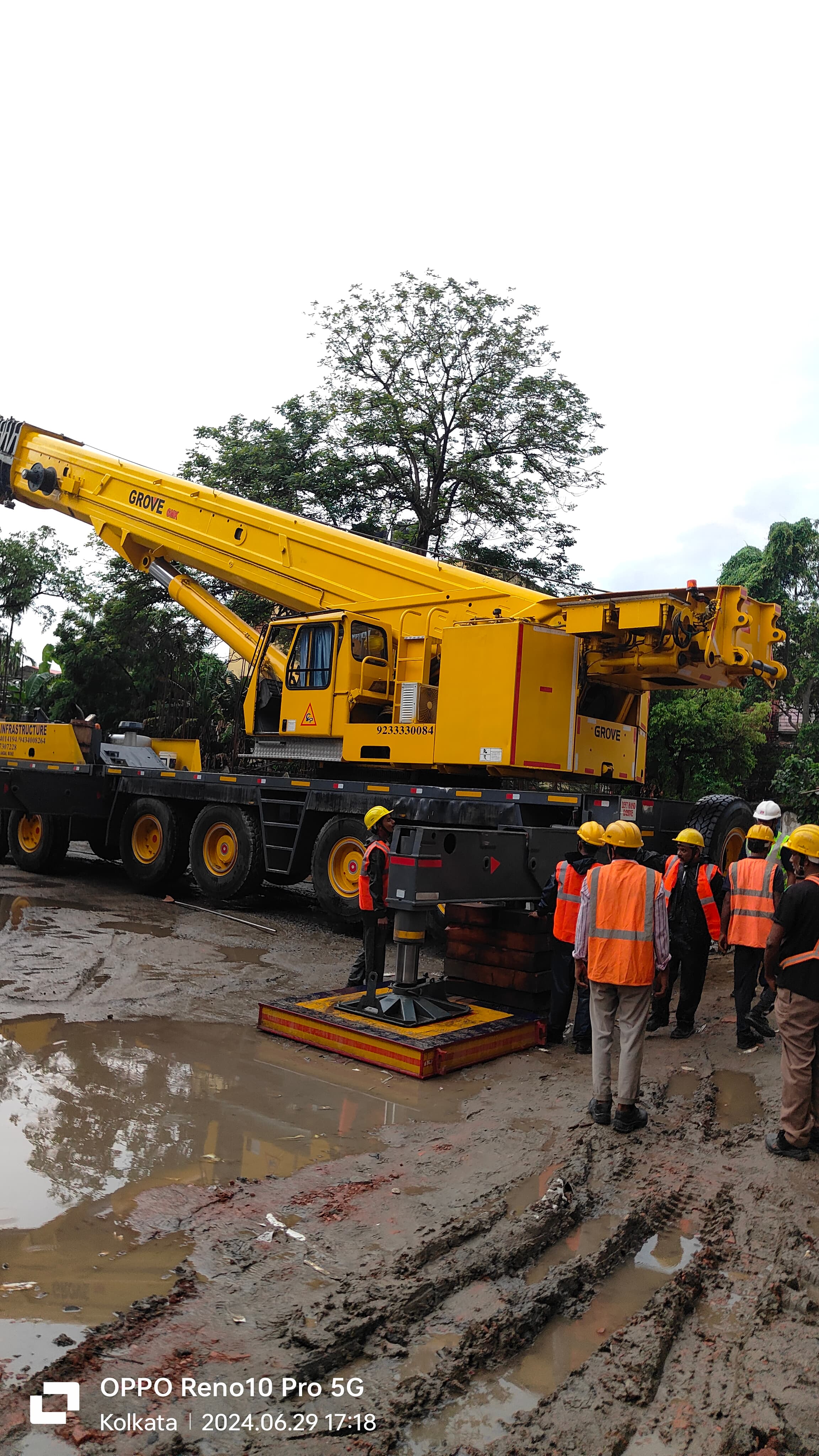 Chiller Rigging – Night Operation