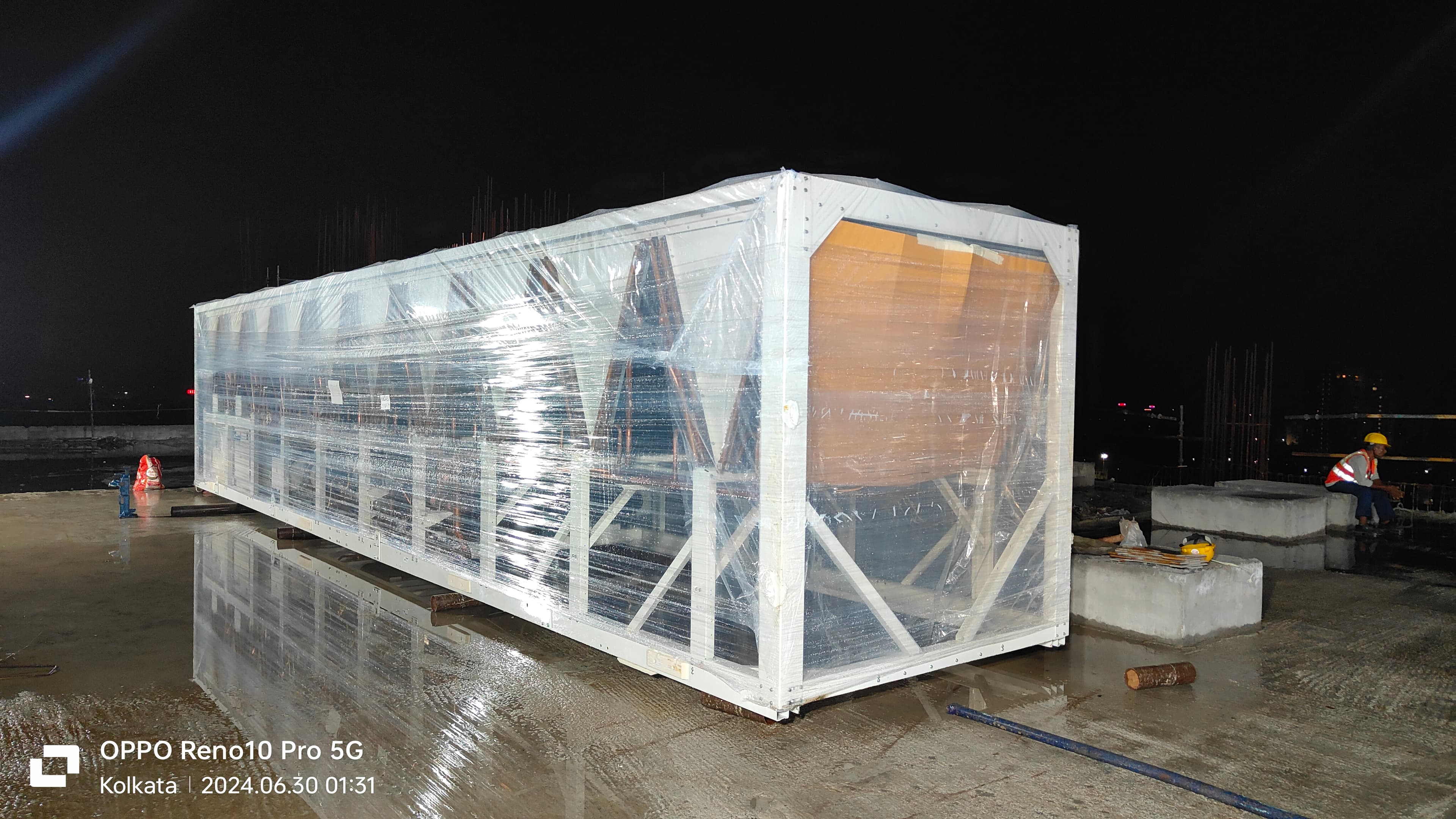 Chiller Lowering – Early Morning