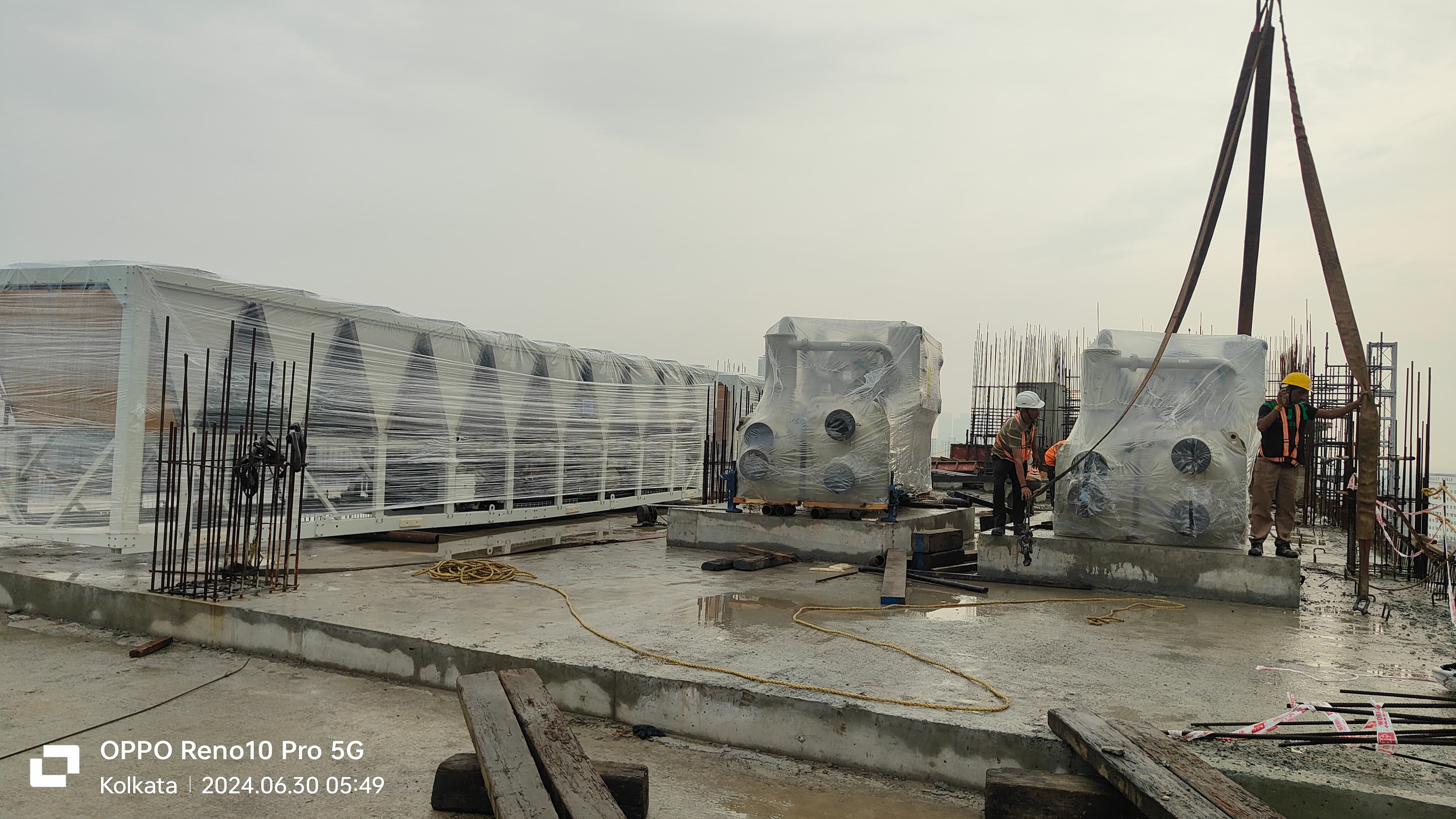 Chiller Installed & Aligned