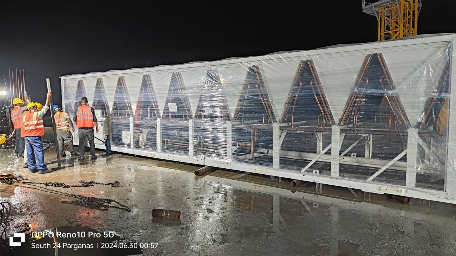 Sunrise – Chiller Installation Complete