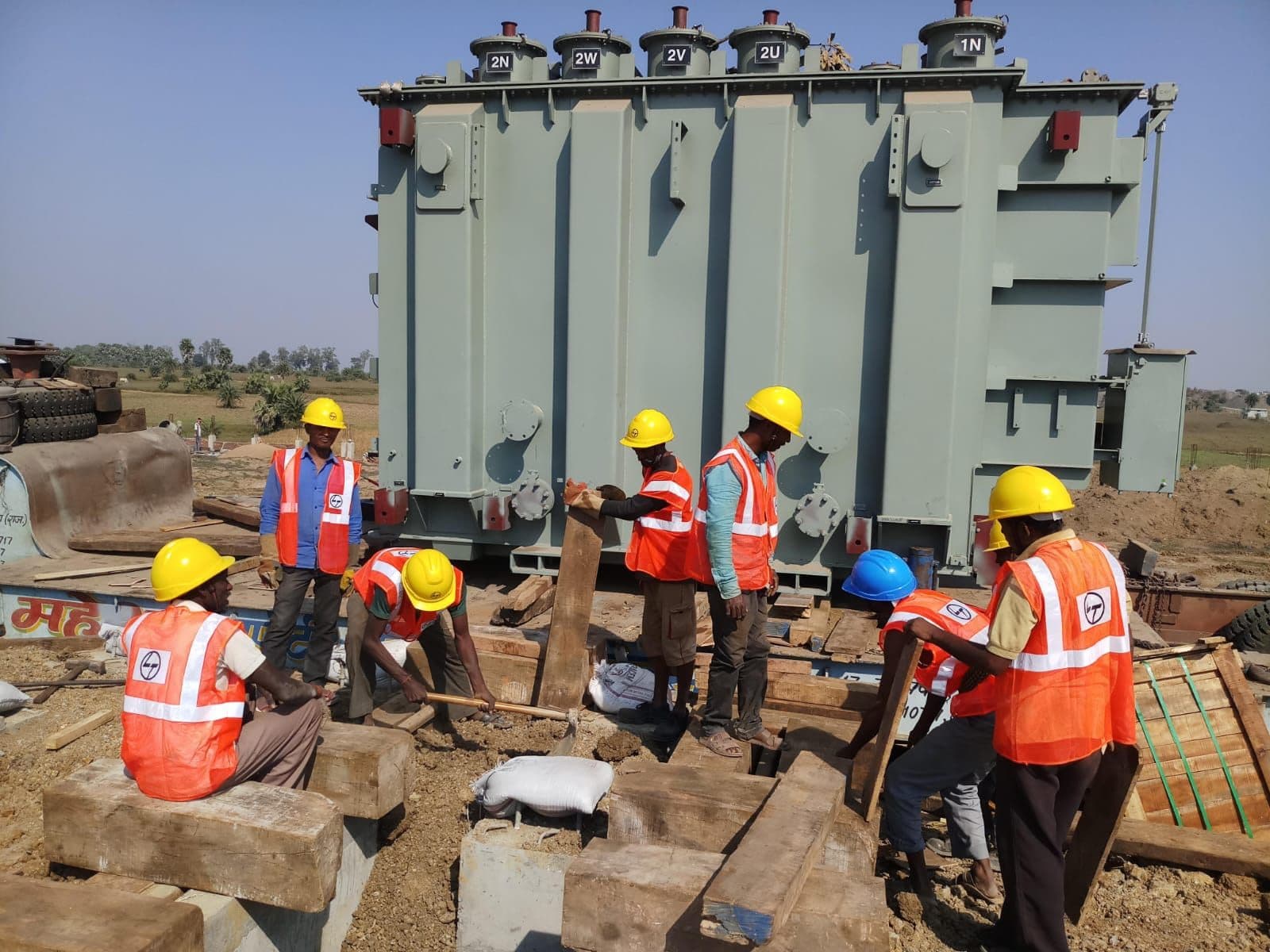 50 MVA Transformer Unloading — L&T Jharkhand — Photo 2