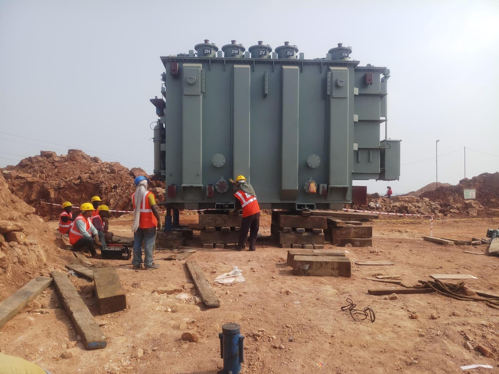 50 MVA Transformer Unloading — L&T Jharkhand — Photo 3